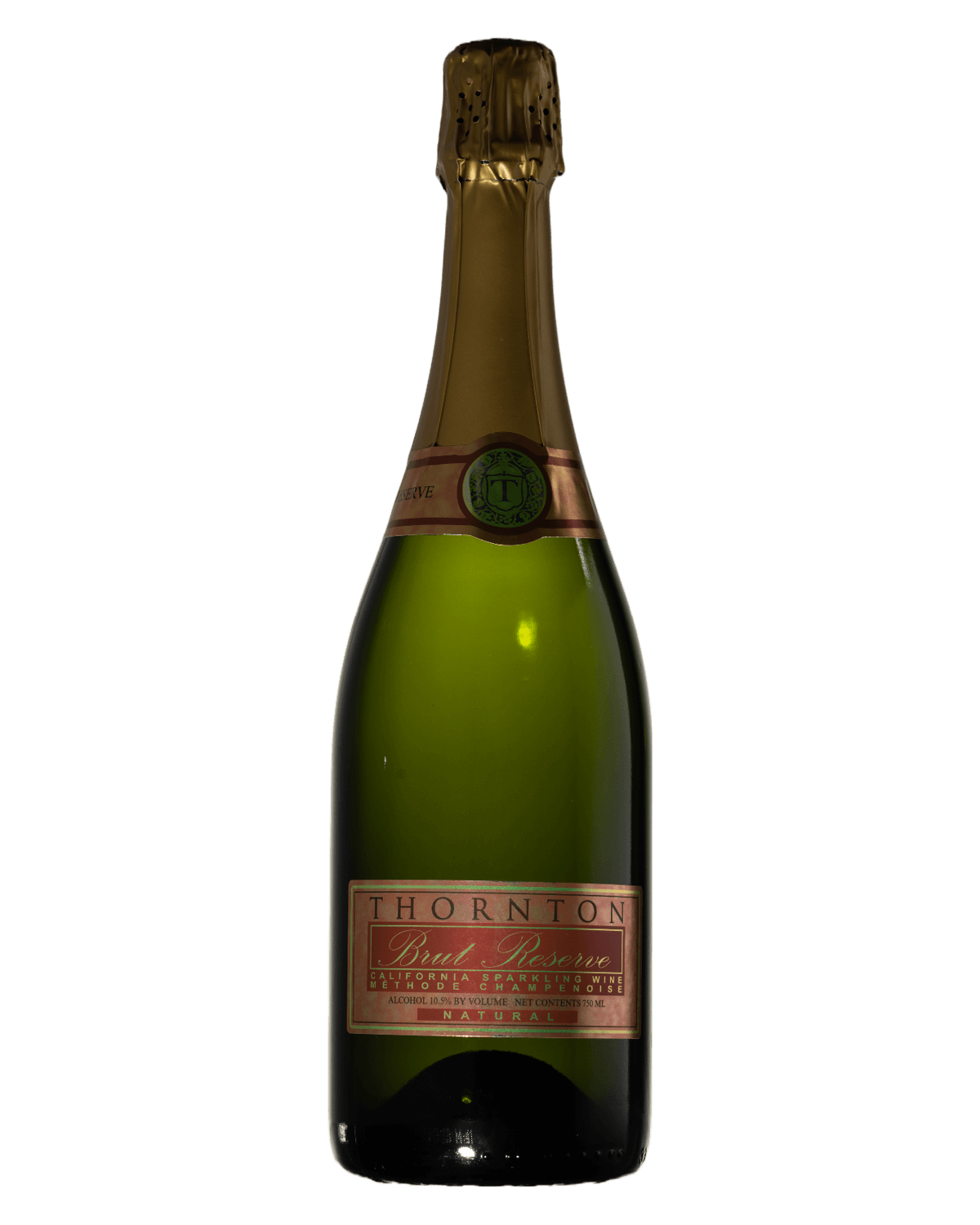 a bottle of Brut Reserve Natural champagne