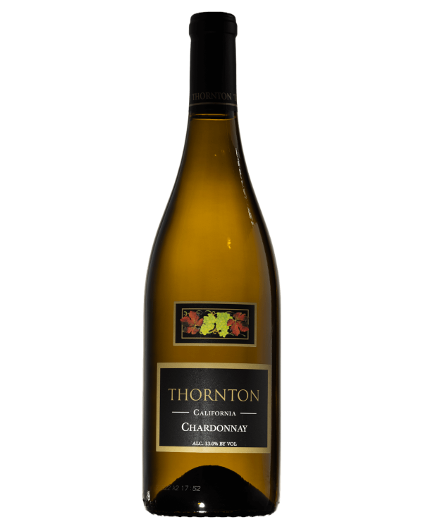 a bottle of Chardonnay wine