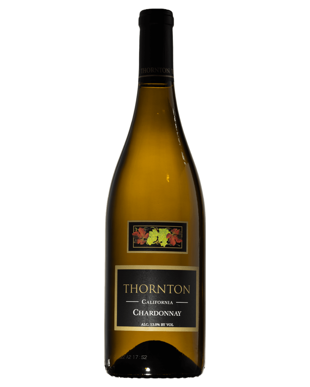 a bottle of Chardonnay wine