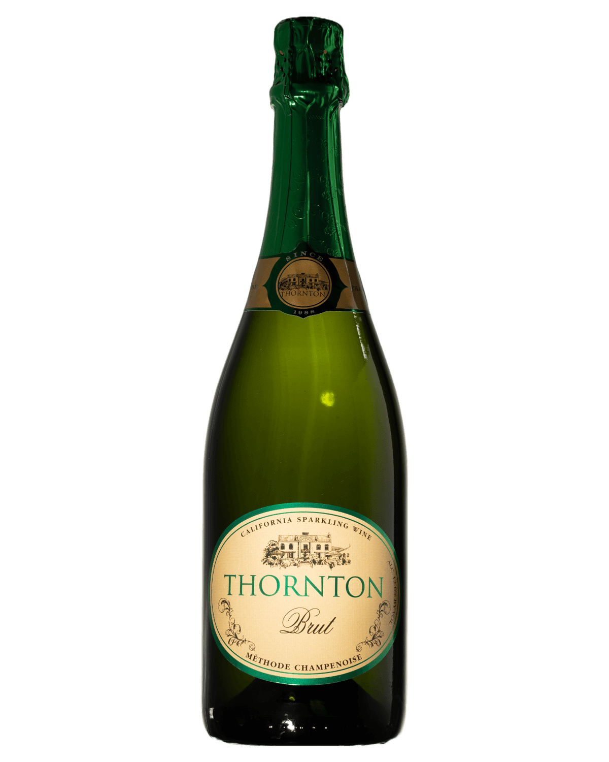 a bottle of NV Brut champagne