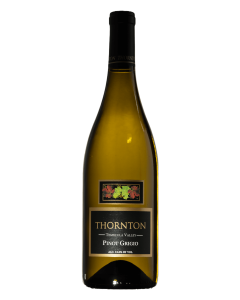 a bottle of Pinot Grigio wine