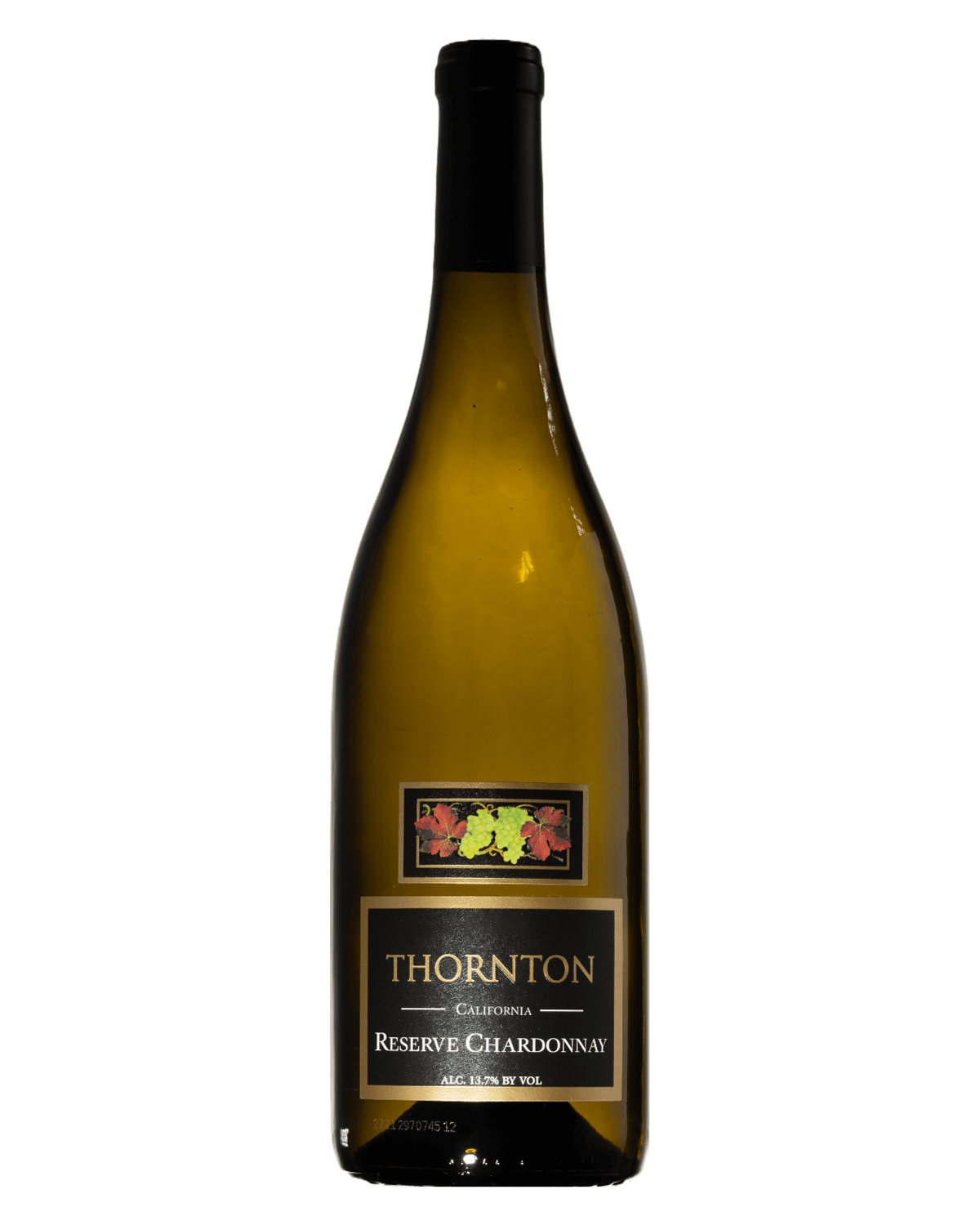 a bottle of Reserve Chardonnay wine