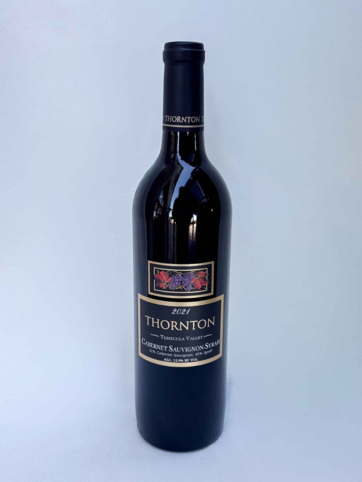 Cabernet Sauvignon Syrah bottle